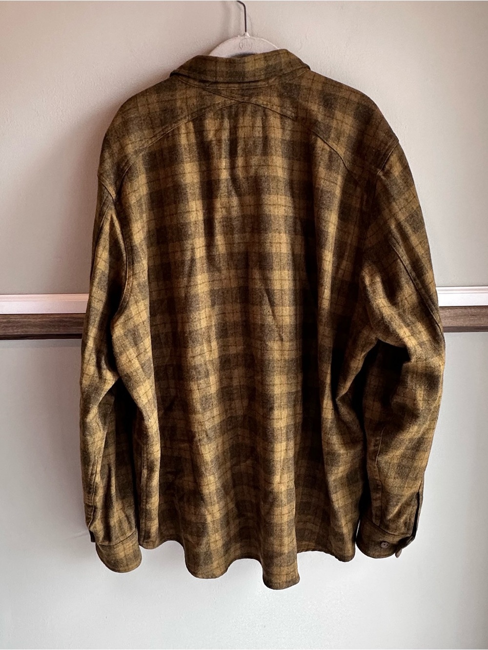 Pendleton Scout Shirt High Grade Western Wear Pearl Snap Virgin Wool - Picture 2 of 6